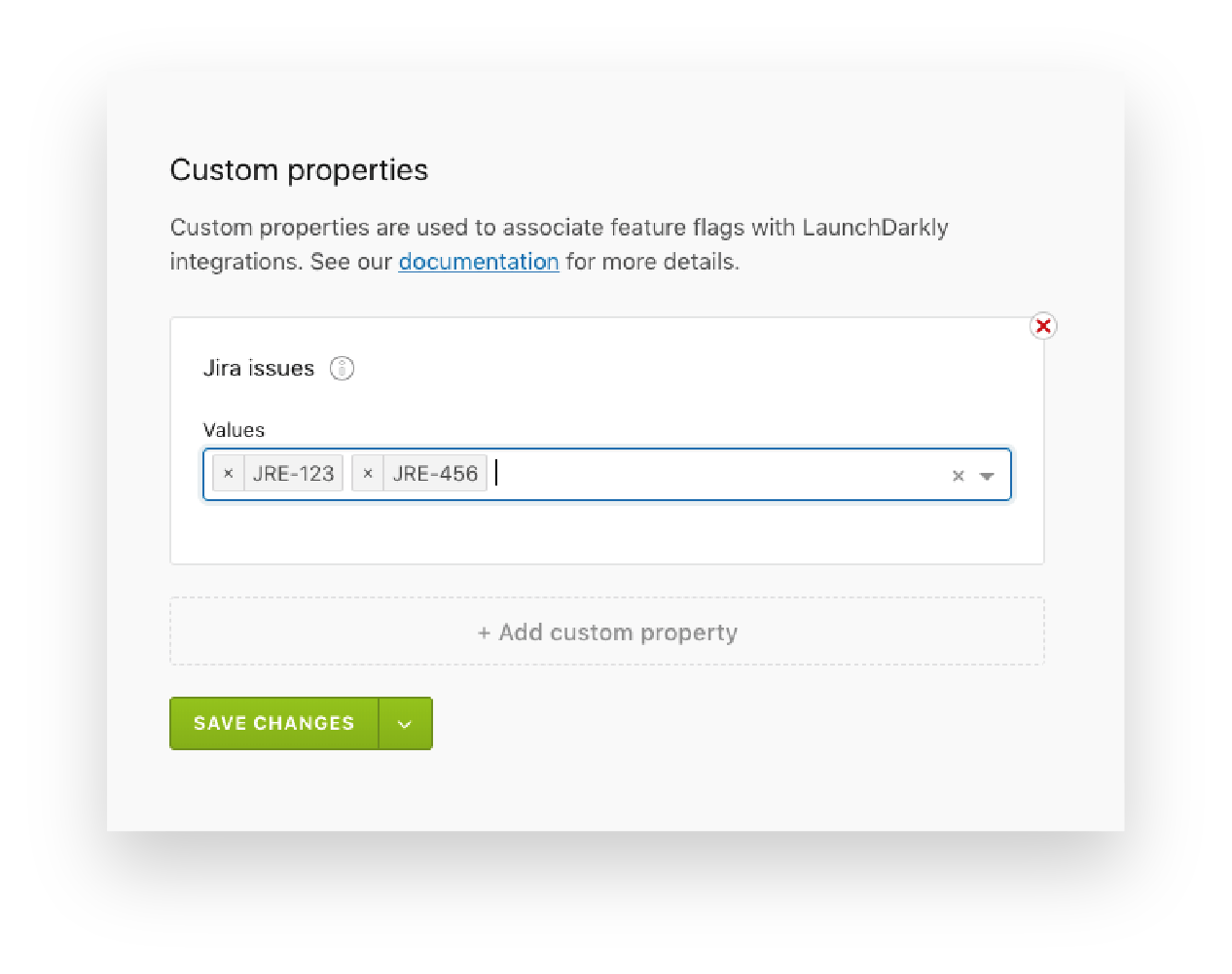 custom properties